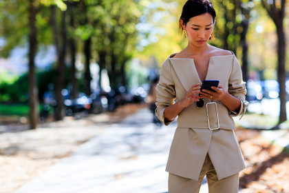 atmosphere details, beige jacket, beige pants, detail, fashion week, frenchystyle, FW, horizontal, jonathan paciullo, nicole warne, off the shoulder, PARIS, PFW, SPRING SUMMER 2017, SS 17, street style, tone on tone, total look beige, trousers