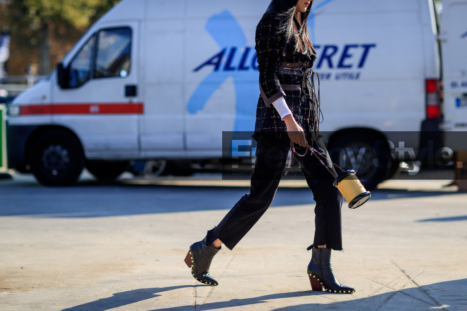 atmosphere details, black boots, black denim, black jacket, chanel, checked jacket, denim pants, detail, fashion week, frenchystyle, fun bag, FW, geometric, graphic jacket, high heels, horizontal, jeans, jonathan paciullo, leather bag, leather shoes, PARIS, PFW, printed jacket, SPRING SUMMER 2017, SS 17, street style, striped jacket, stripes, sunglasses, trousers, yoyo cao