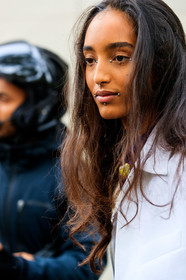 model, make up, make up details, studs make up, strassed make up, close up detail, fashion week, frenchystyle, FW, jonathan paciullo, street style, SPRING SUMMER 2020, SS 20, PFW, PARIS, vertical, atmosphere details, detail
