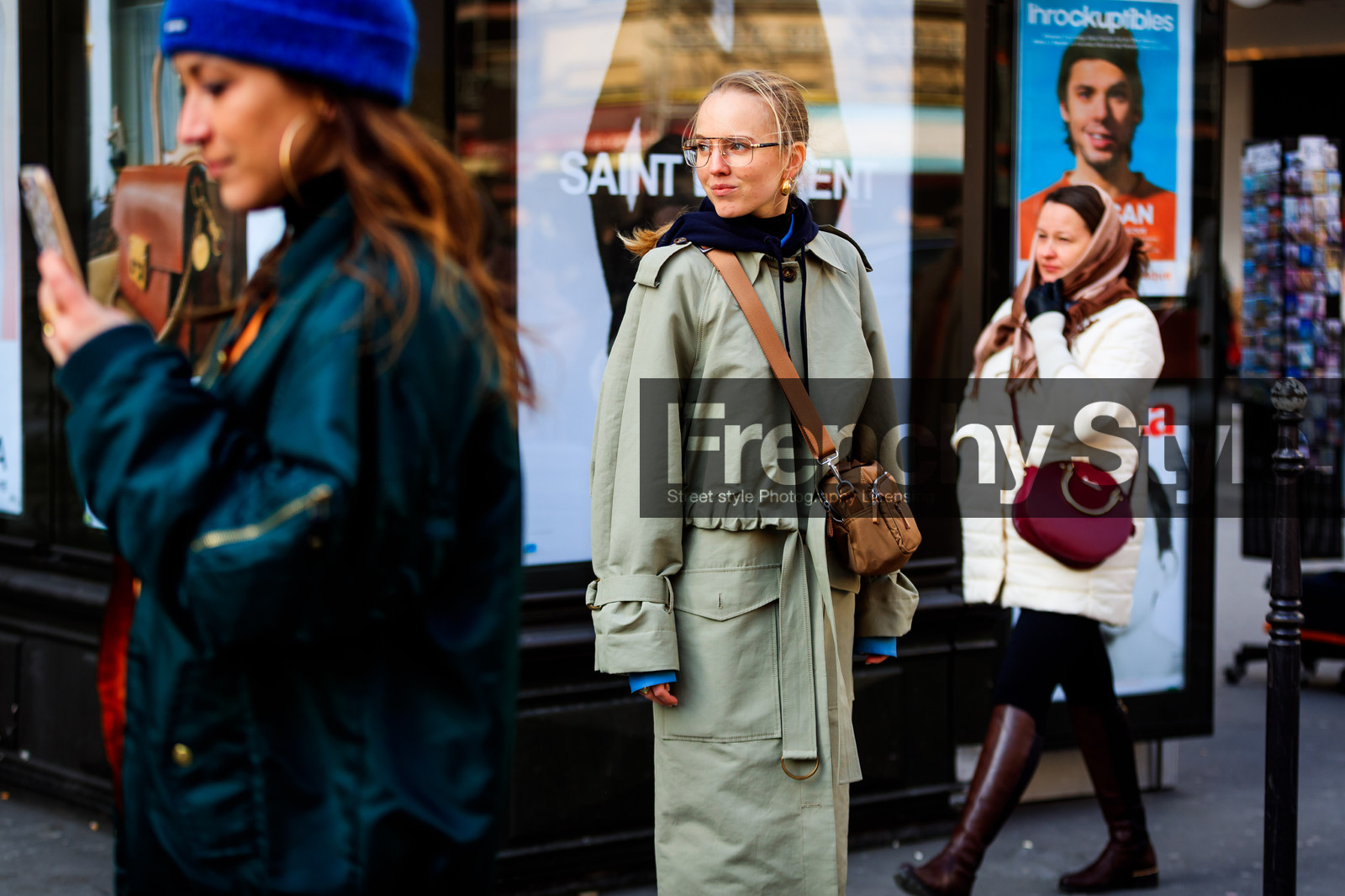 beige bag, beige coat, hoodie, leather bag, street style, jonathan paciullo, FW, frenchystyle, fashion week, PFW, PARIS, AUTUMN WINTER 2018-2019, FALL WINTER 2018-2019, FW 18-19, horizontal, atmosphere details, alexandra carl