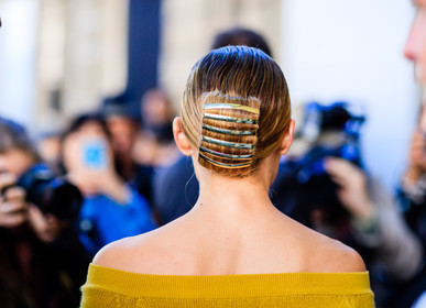 atmosphere details, back detail, detail, fashion week, frenchystyle, FW, horizontal, jonathan paciullo, olivia palermo, PARIS, PFW, pulled back hair, SPRING SUMMER 2017, SS 17, street style