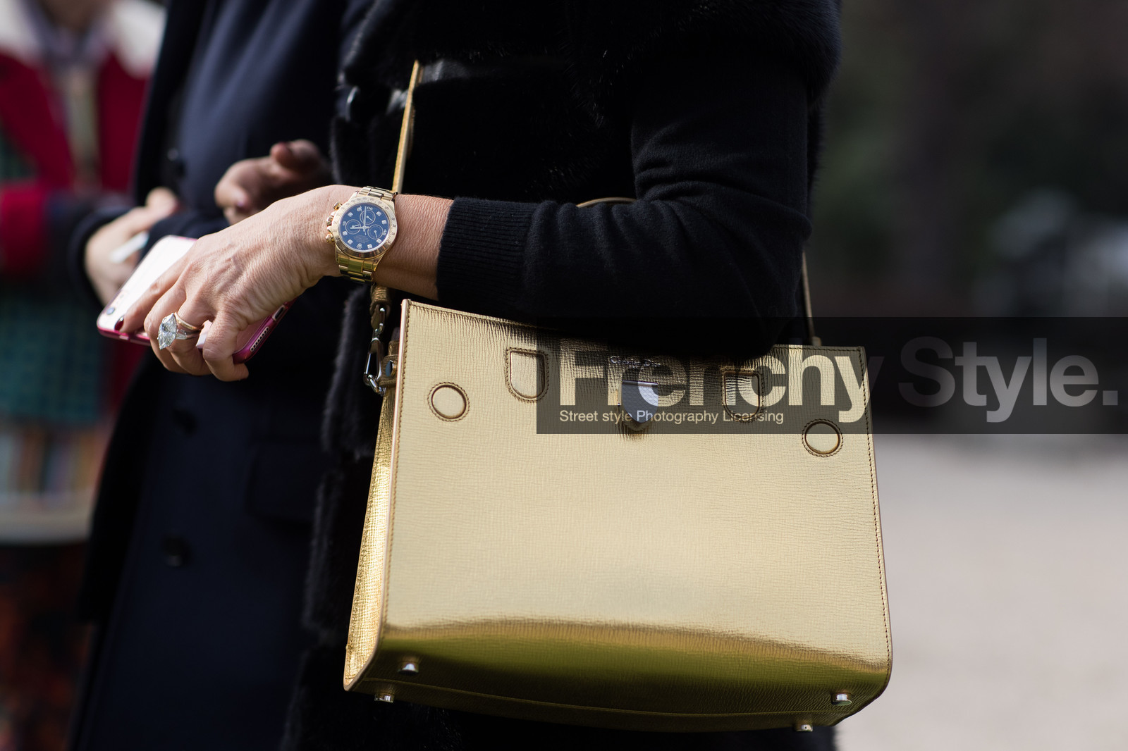 christian dior, gold bag, leather bag, rolex, watch, wt, fashion week, frenchystyle, FW, jonathan paciullo, street style, PFW, PARIS, SPRING SUMMER 2017, SS 17, HAUTE COUTURE, atmosphere details, detail, horizontal