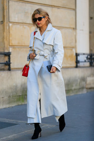 black shoes, high heels, leather bag, leather shoes, Preetma Singh, red bag, sunglasses, white shoes, PARIS, PFW, street style, jonathan paciullo, FW, frenchystyle, fashion week, AUTUMN WINTER 2019-2020, AW 19-20, FALL WINTER 2019-2020, FW 19-20, vertical, full length