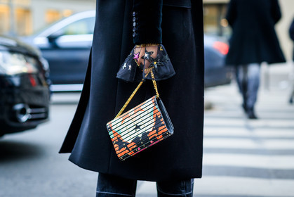 black coat, black shirt, black shoes, denim pants, embroidered shirt, high heels, jeans, jimmy choo, leather bag, leather shoes, multicolor bag, printed bag, sequined shirt, stars, striped bag, sunglasses, trousers, velvet, fashion week, frenchystyle, FW, jonathan paciullo, street style, PFW, PARIS, SPRING SUMMER 2017, SS 17, HAUTE COUTURE, atmosphere details, detail, horizontal, Chriselle Lim