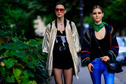 ana cristina, atmosphere details, AUTUMN WINTER 2016-2017, AW 16-17, black bag, black cardigan, black shorts, black t shirt, black tank top, blue denim, bomber jacket, denim pants, detail, FALL WINTER 2016-2017, fashion week, frenchystyle, fun sunglasses, FW, FW 16-17, golden jacket, green bandana, green scarf, HAUTE COUTURE, horizontal, jeans, jonathan paciullo, leather bag, long hair, MENSWEAR, model, PARIS, PFW, printed t shirt, street style, sunglasses, tights, trousers