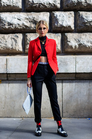 street style, jonathan paciullo, FW, frenchystyle, fashion week, PFW, PARIS, SPRING SUMMER 2019, SS 19, xenia adonts, vertical, full length
