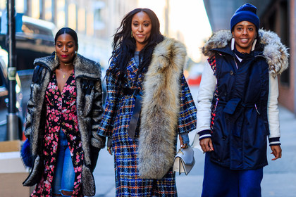 atmosphere details, AUTUMN WINTER 2016-2017, AW 16-17, belted coat, black belt, black dress, blue beanie, blue boots, blue coat, checked coat, christian dior, denim pants, detail, earrings, embroidered coat, fashion week, floral, flower, frenchystyle, fur coat, fur collar, fur scarf, FW, FW 16-17, group of people, horizontal, jeans, jonathan paciullo, leather bag, leather boots, multicolor, natural fur, natural scarf, NEW YORK, NYFW, parka, pink dress, printed dress, red boots, ripped pants, shiona turini, street style, sunglasses, tartan, teddy jacket, tied up belt, transparent heel, trousers, tweed coat, varnished leather shoes, white bag, woman