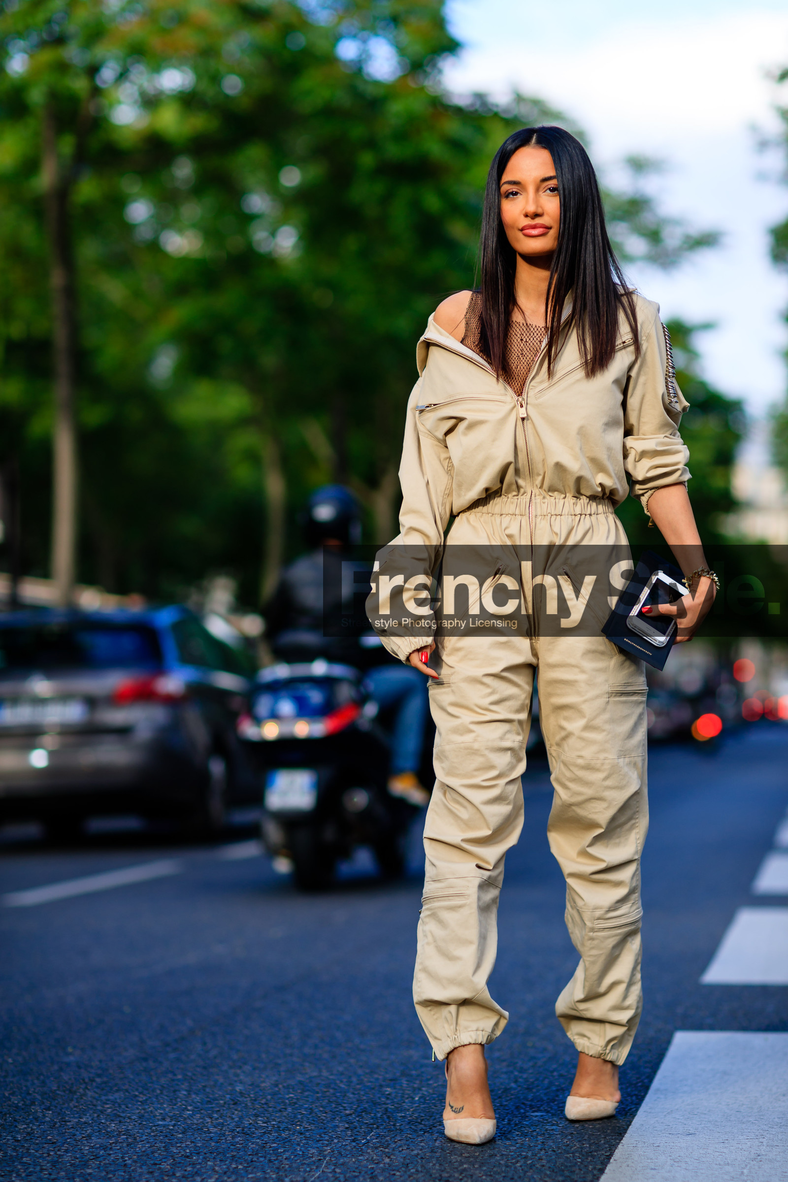 AUTUMN WINTER 2016-2017, AW 16-17, beige jumpsuit, beige shoes, FALL WINTER 2016-2017, fashion week, frenchystyle, full length, FW, FW 16-17, HAUTE COUTURE, high heels, jonathan paciullo, leather shoes, MENSWEAR, muadi, PARIS, PFW, street style, tone on tone, total look beige, vertical