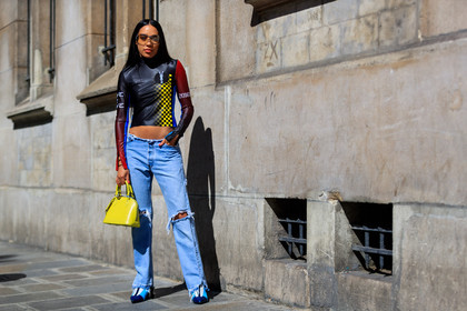 street style, jonathan paciullo, FW, frenchystyle, fashion week, PFW, PARIS, SPRING SUMMER 2019, SS 19, aleali may, horizontal, atmosphere details, full length
