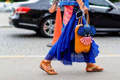 atmosphere details, AUTUMN WINTER 2016-2017, AW 16-17, blue skirt, brown sandals, camel bag, camel sandals, detail, FALL WINTER 2016-2017, fashion week, frenchystyle, fun bag, FW, FW 16-17, graphic bag, HAUTE COUTURE, horizontal, jonathan paciullo, kenzo, leather bag, leather shoes, MENSWEAR, PARIS, PFW, street style
