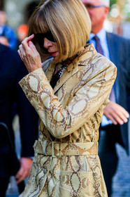 animal print, anna wintour, atmosphere details, beige coat, detail, fashion week, frenchystyle, FW, jonathan paciullo, leather coat, LFW, LONDON, snake print, SPRING SUMMER 2018, SS 18, street style, vertical
