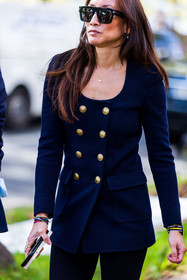 black sunglasses, jacket, navy jacket, sunglasses, street style, jonathan paciullo, FW, frenchystyle, fashion week, PFW, PARIS, SPRING SUMMER 2022, SS 22, vertical, atmosphere details