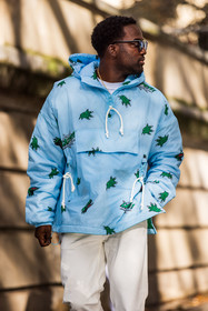 blue jacket, jacket, lacoste look, menswear, pants, printed jacket, track jacket, white pants, lacoste, fashion week, frenchystyle, FW, jonathan paciullo, street style, PFW, PARIS, SPRING SUMMER 2022, SS 22, vertical, atmosphere details