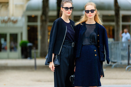 atmosphere details, AUTUMN WINTER 2016-2017, AW 16-17, black bag, black bra, black jacket, black pants, black t shirt, black top, bomber jacket, detail, FALL WINTER 2016-2017, fashion week, frenchystyle, FW, FW 16-17, HAUTE COUTURE, high waist, horizontal, jonathan paciullo, leather bag, MENSWEAR, model, navy jacket, navy skirt, over the shoulder, PARIS, PFW, sasha luss, see through, street style, sunglasses, trousers, tweed jacket, tweed skirt