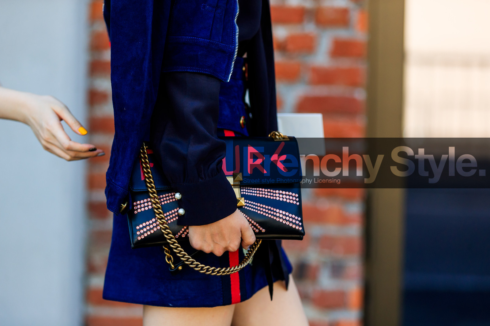 atmosphere details, black bag, detail, fashion week, frenchystyle, FW, graphic bag, gucci, horizontal, jonathan paciullo, leather bag, MFW, MILAN, printed bag, SPRING SUMMER 2018, SS 18, street style