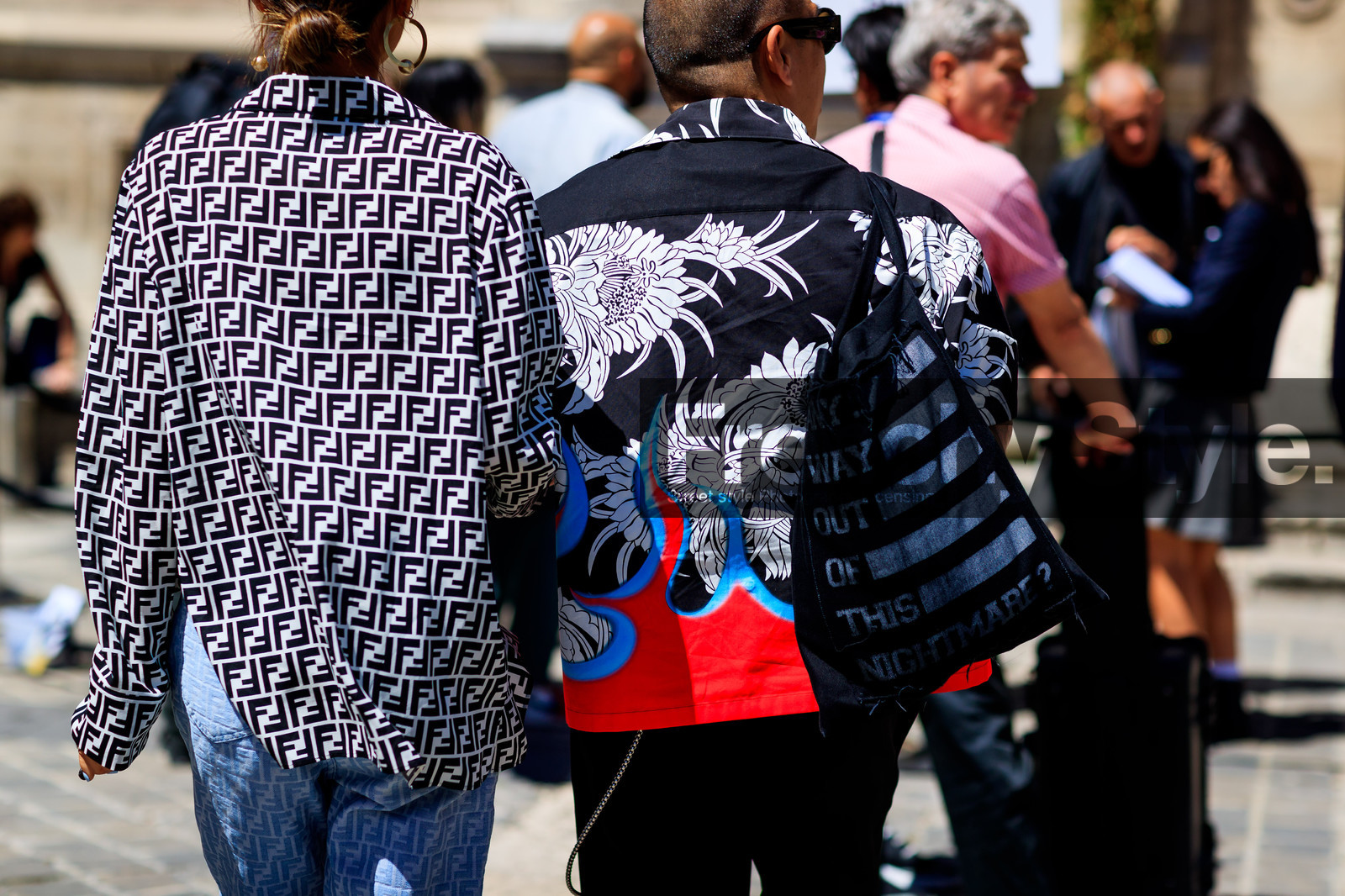 street style, jonathan paciullo, FW, frenchystyle, fashion week, PFW, PARIS, SPRING SUMMER 2019, SS 19, horizontal, atmosphere details, detail