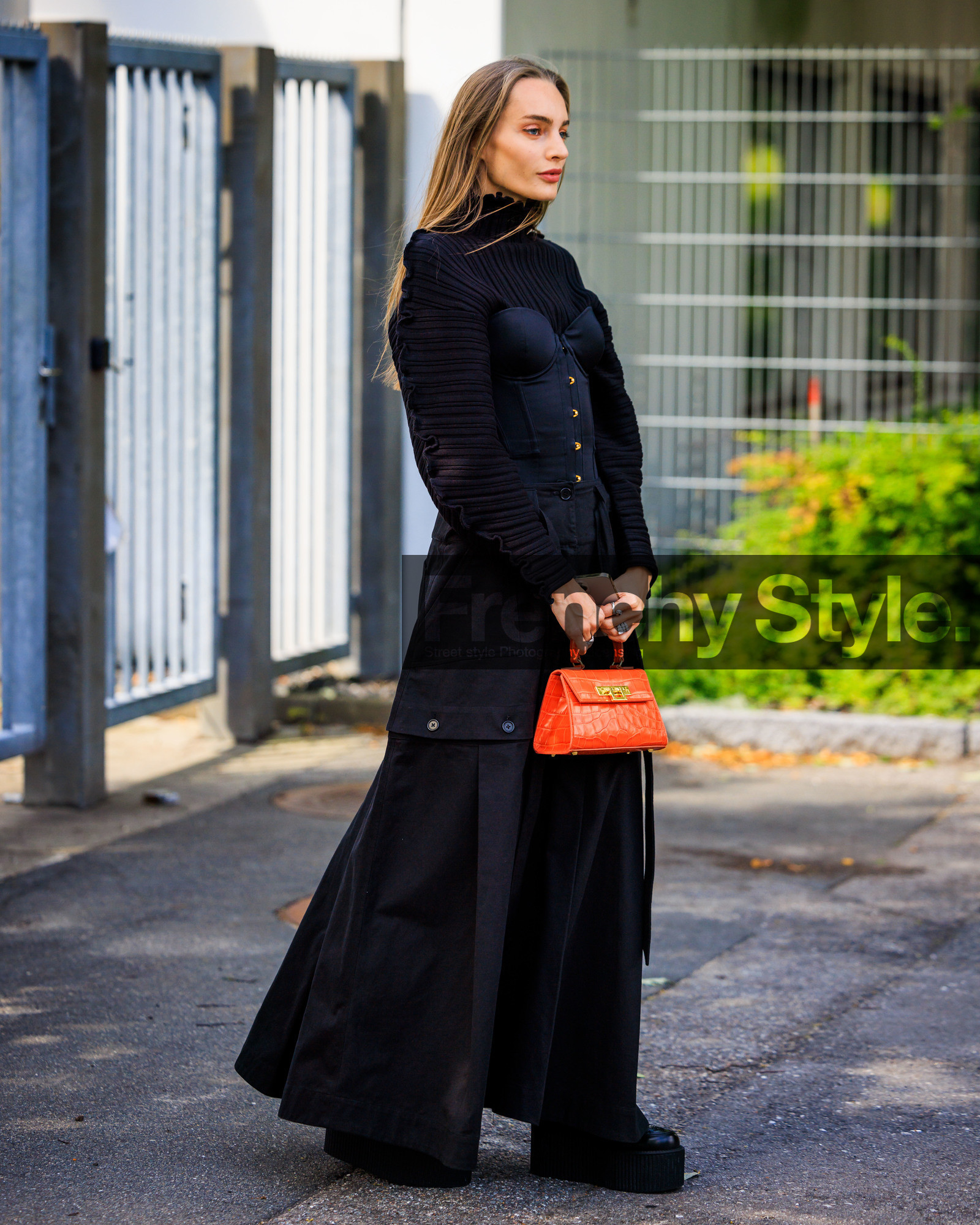 fashion week, frenchystyle, FW, jonathan paciullo, street style, COPENHAGEN, SPRING SUMMER 2024, SS 24, vertical, full length