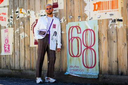 street style, jonathan paciullo, FW, frenchystyle, fashion week, PFW, PARIS, SPRING SUMMER 2019, SS 19, alice & j.s, horizontal, atmosphere details, full length
