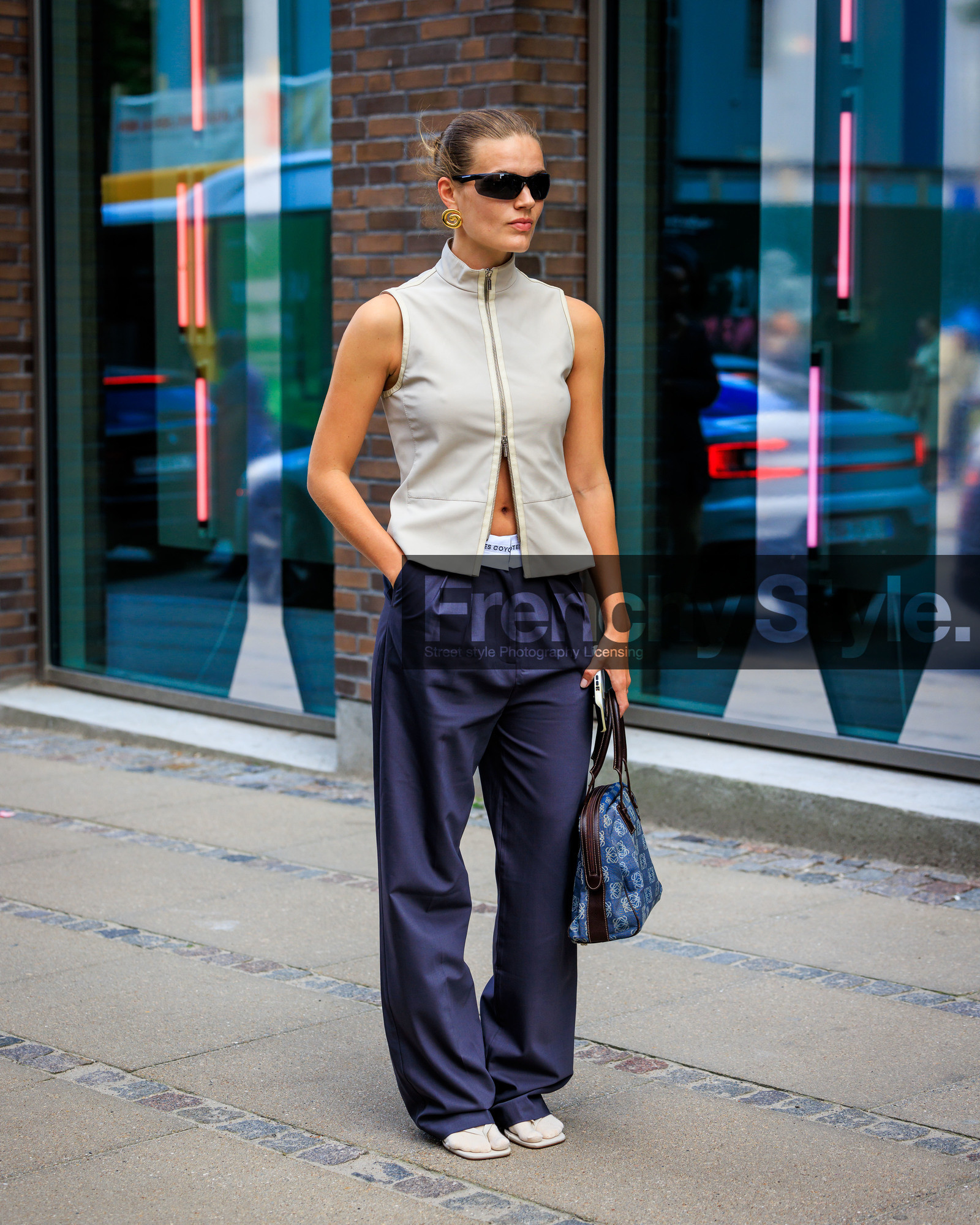 fashion week, frenchystyle, FW, jonathan paciullo, street style, COPENHAGEN, SPRING SUMMER 2024, SS 24, vertical, full length