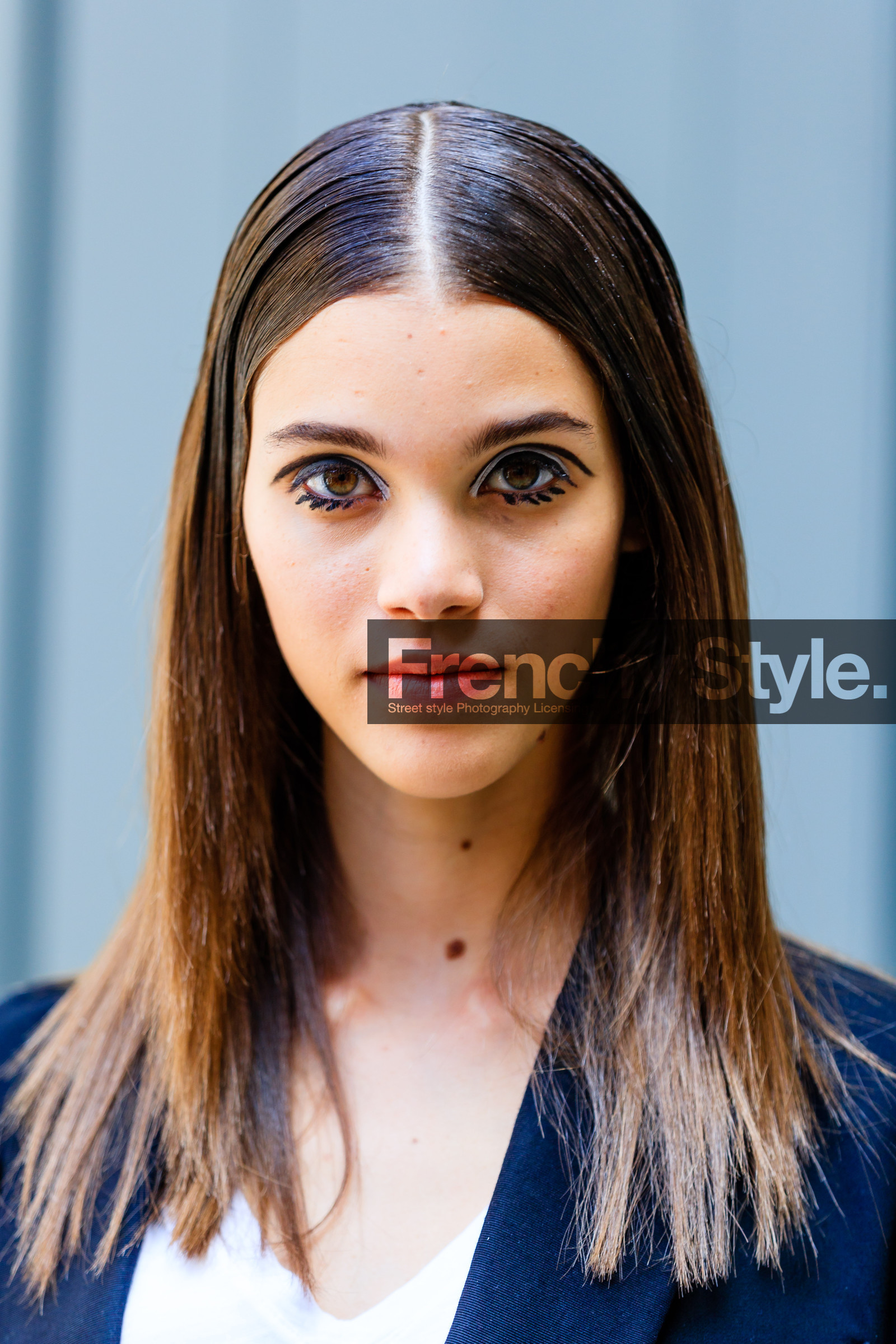 AUTUMN WINTER 2016-2017, AW 16-17, black jacket, blazer, detail, eyeshadow, FALL WINTER 2016-2017, fashion week, frenchystyle, FW, FW 16-17, HAUTE COUTURE, jonathan paciullo, MENSWEAR, model, PARIS, pauline hoarau, PFW, portrait, street style, vertical, wet hair, white t shirt