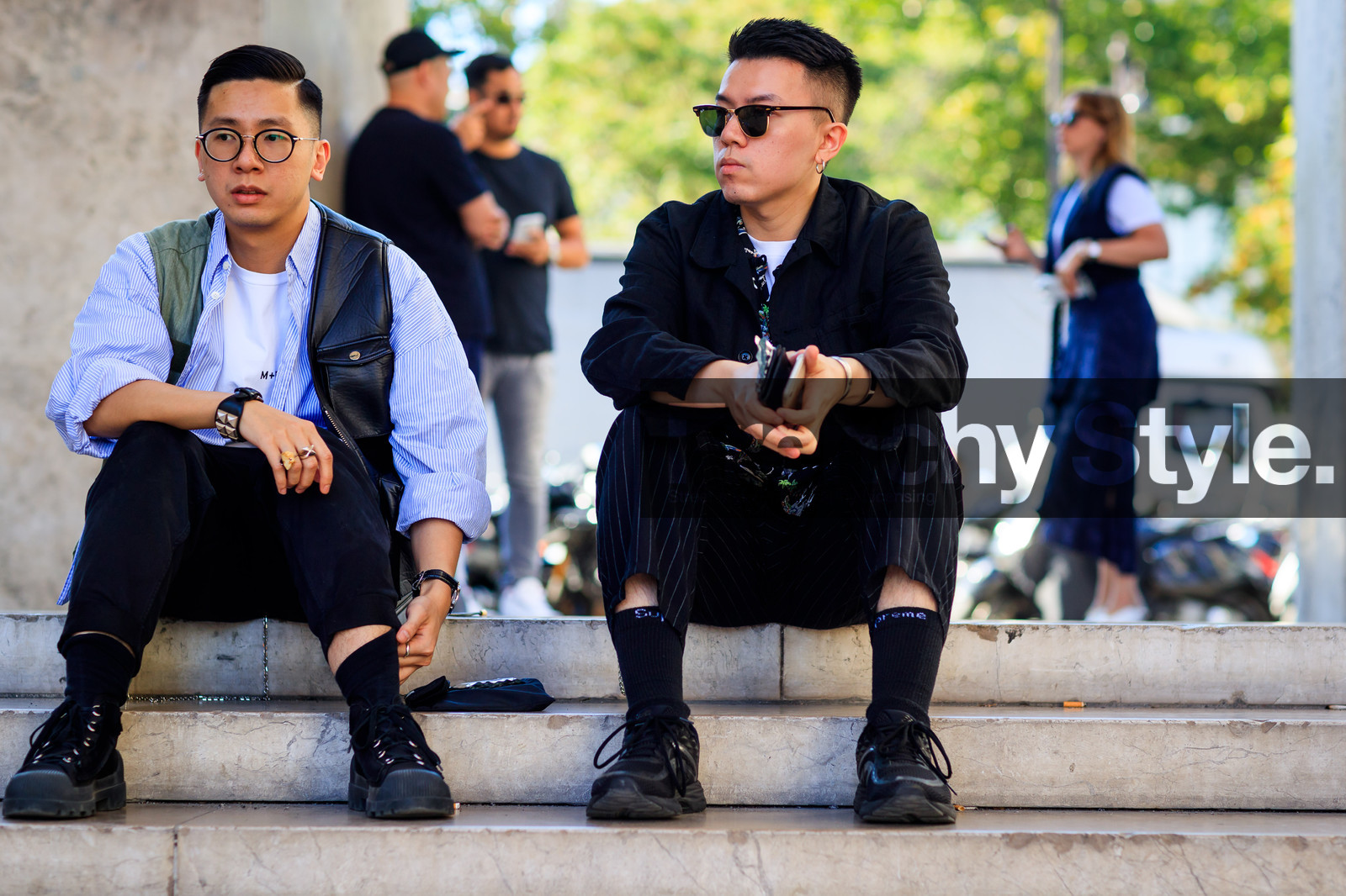 street style, jonathan paciullo, FW, frenchystyle, fashion week, PFW, PARIS, SPRING SUMMER 2019, SS 19, horizontal, atmosphere details, detail