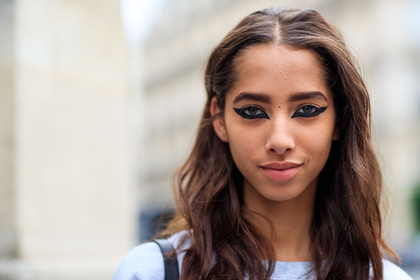 atmosphere details, AUTUMN WINTER 2016-2017, AW 16-17, detail, eyeliner, FALL WINTER 2016-2017, fashion week, frenchystyle, FW, FW 16-17, grey sweater, HAUTE COUTURE, horizontal, jonathan paciullo, long hair, MENSWEAR, model, PARIS, PFW, portrait, street style