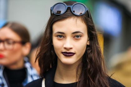 atmosphere details, AUTUMN WINTER 2016-2017, AW 16-17, dark lips, detail, FALL WINTER 2016-2017, fashion week, frenchystyle, FW, FW 16-17, horizontal, jonathan paciullo, LFW, LONDON, long hair, MENSWEAR, model, portrait, red lips, street style, sunglasses