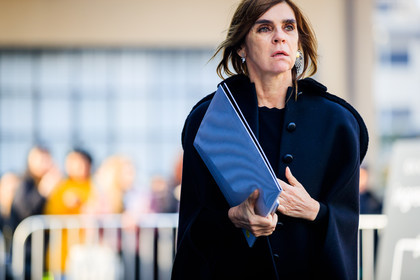 atmosphere details, AUTUMN WINTER 2017-2018, AW 17-18, black jacket, carine roitfeld, detail, earrings, FALL WINTER 2017-2018, fashion week, frenchystyle, FW, FW 17-18, horizontal, jonathan paciullo, MFW, MILAN, street style