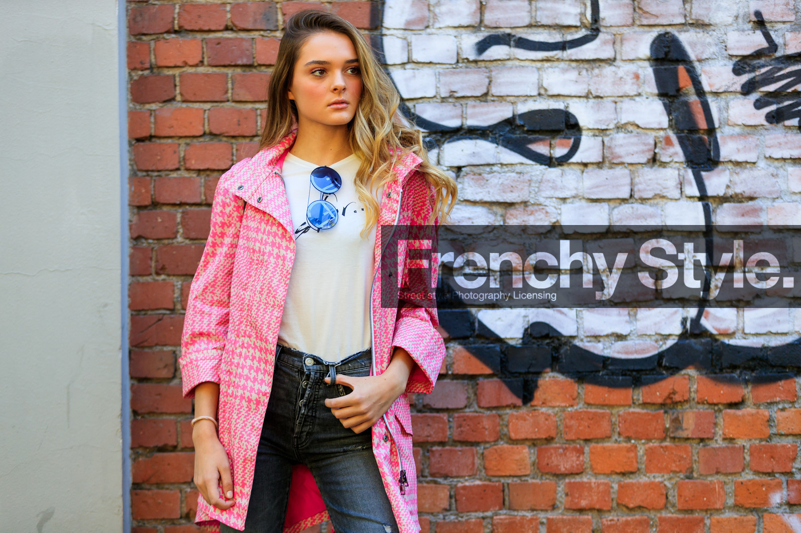 atmosphere details, black denim, black pants, checked jacket, denim pants, detail, fashion week, frenchystyle, FW, graphic jacket, horizontal, jeans, jonathan paciullo, MFW, MILAN, pink jacket, plaid, printed jacket, SPRING SUMMER 2018, SS 18, street style, trousers, white t shirt