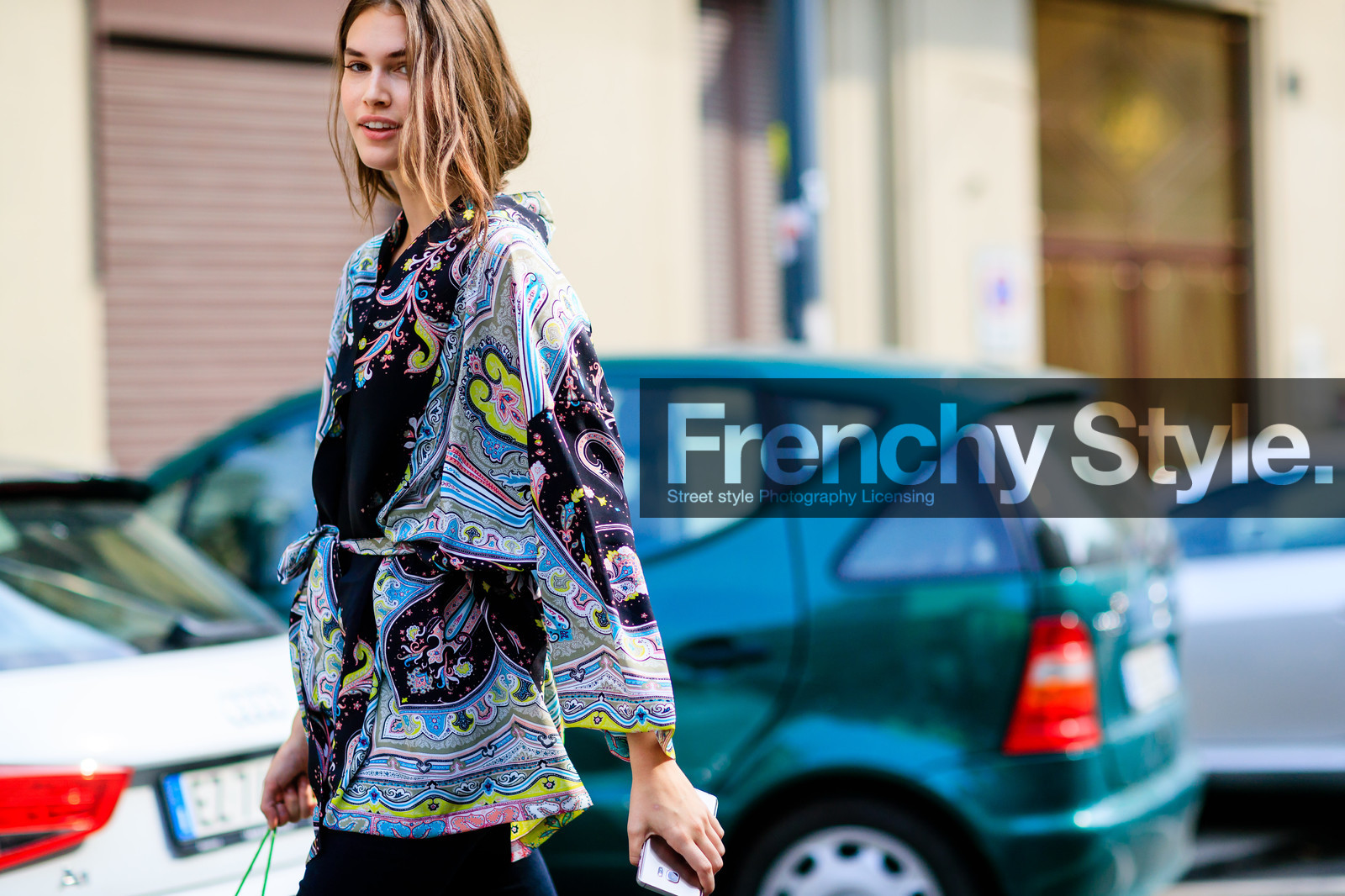 atmosphere details, detail, fashion week, frenchystyle, FW, horizontal, jonathan paciullo, MFW, MILAN, model, printed shirt, psychedelic, SPRING SUMMER 2017, SS 17, street style