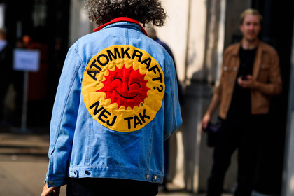 atmosphere details, blue denim, denim jacket, detail, fashion week, frenchystyle, FW, graphic jacket, horizontal, jonathan paciullo, PARIS, PFW, printed jacket, SPRING SUMMER 2018, SS 18, street style