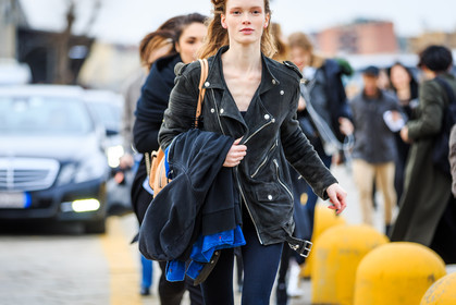 atmosphere details, AUTUMN WINTER 2016-2017, AW 16-17, black jacket, black perfecto, black sweater, blue denim, denim pants, detail, FALL WINTER 2016-2017, fashion week, frenchystyle, FW, FW 16-17, hoodie, horizontal, jeans, jonathan paciullo, leather jacket, leather perfecto, LFW, LONDON, MENSWEAR, model, street style, suede jacket, trousers